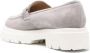 Casadei Grey Leather Loafers in grijs - Thumbnail 3