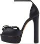 Casadei Sandalen Julia Satin Platform 140 in zwart - Thumbnail 2