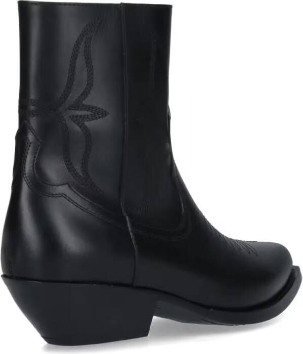 Celine Boots "Leon" Boots Black in zwart