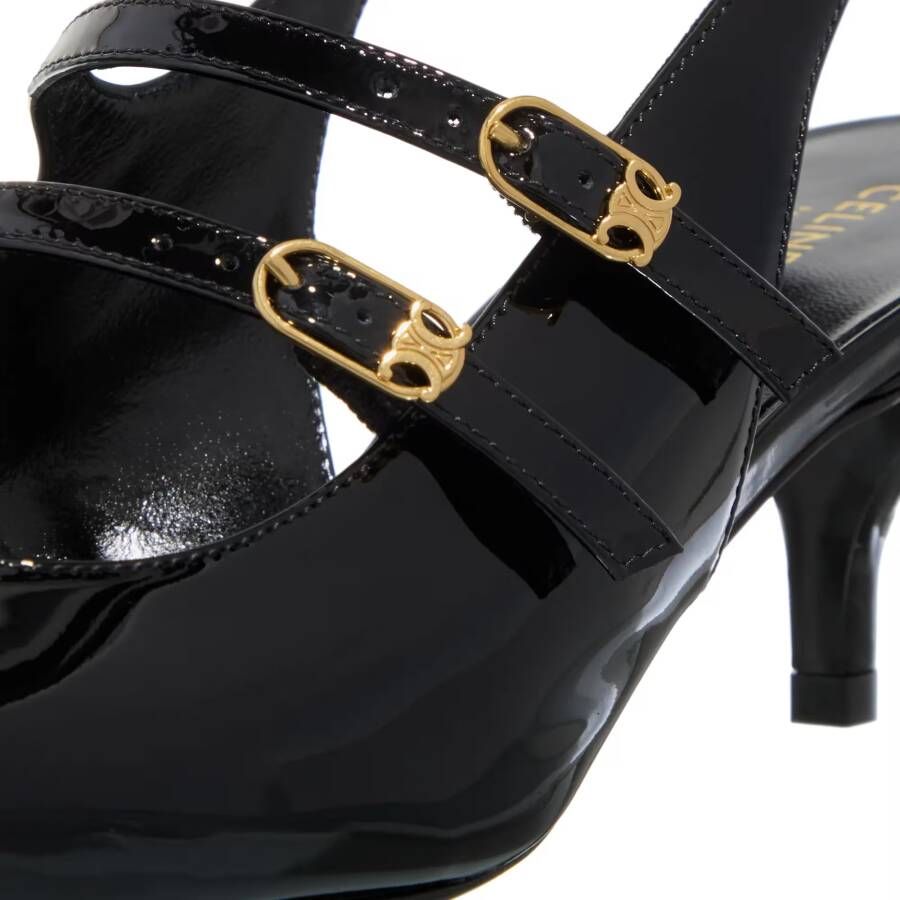 Celine Hoge hakken Judy Slingback in zwart