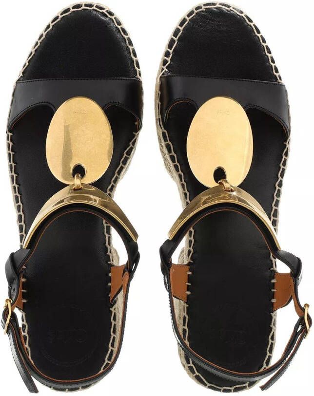 Chloé Espadrilles Pema Espadrille Sandals in zwart