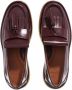 Chloé Loafers & ballerina schoenen Jamie Moccasin Leather in rood - Thumbnail 3