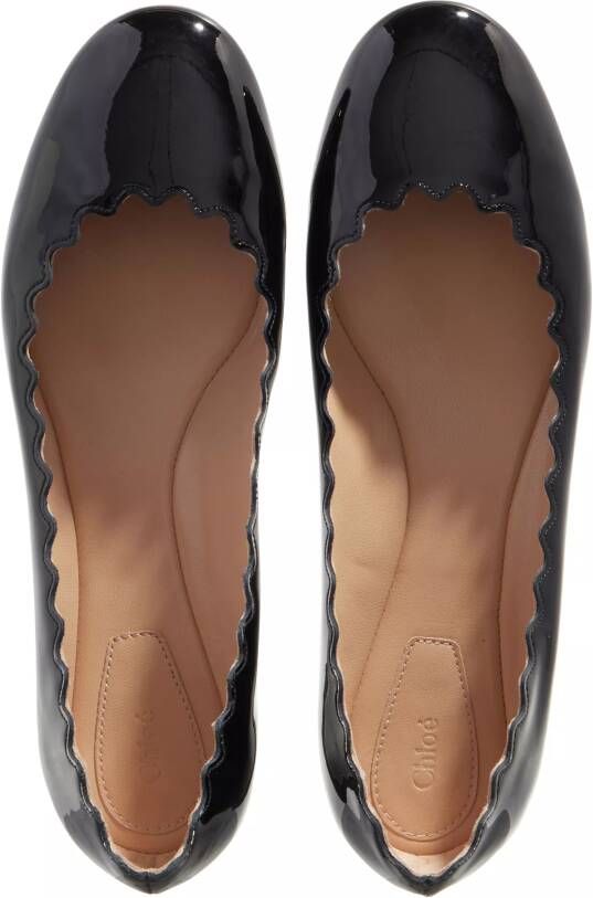 Chloé Ballerina`s met golvende rand Black Dames - Foto 11