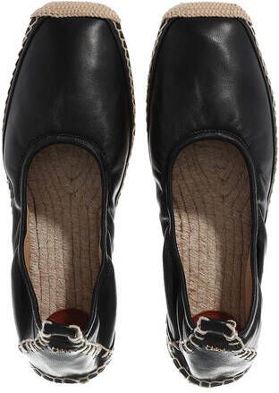 Chloé Loafers & ballerina schoenen Lucinda Espadrille in zwart
