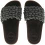 Chloé Zwarte Leren Slides voor Dames Black Dames - Thumbnail 2