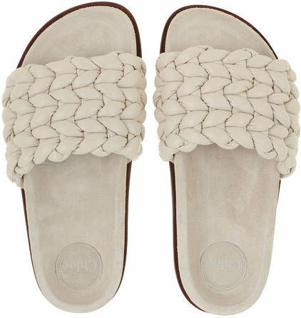 Chloé Sandalen Kacey Flat Sandals in crème