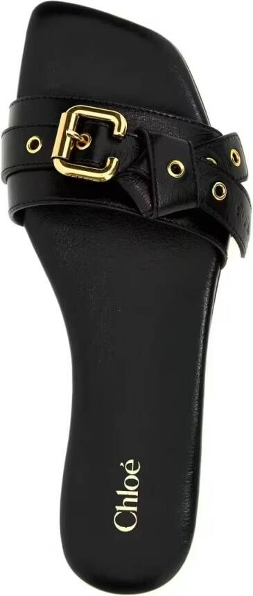 Chloé Sandalen 'Mae' Slides in zwart