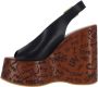 Chloé Sandalen Maxime' Platform Wedge Sandals – Black in zwart - Thumbnail 2