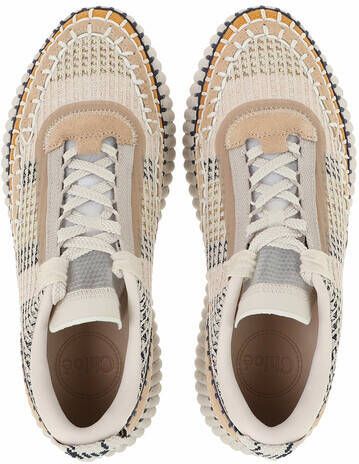 Chloé Sneakers Mesh Nama Sneakers in beige