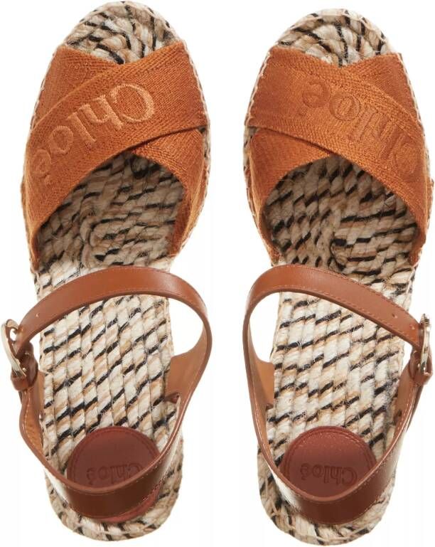 Chloé Sneakers Espadrille Sandals in bruin