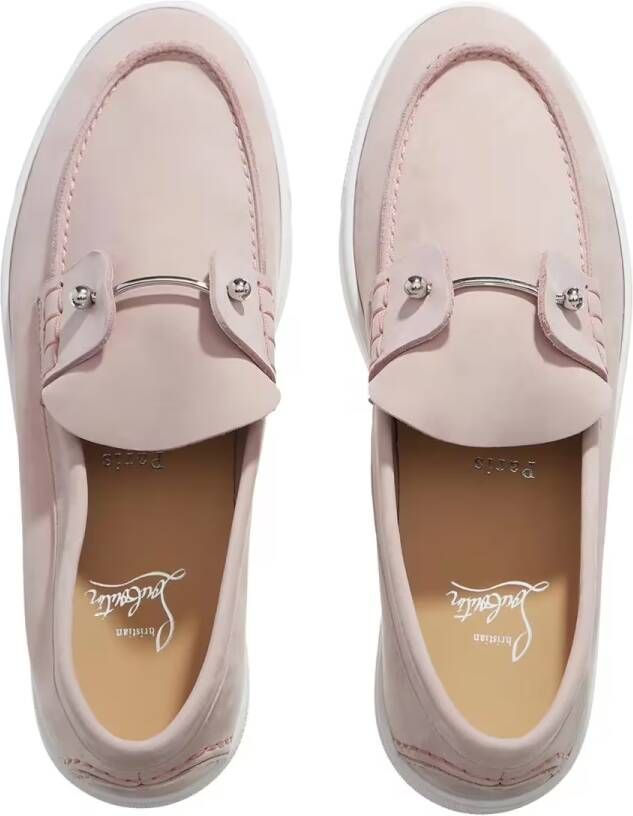 Christian Louboutin Loafers Chambeliboat Loafers in poeder roze