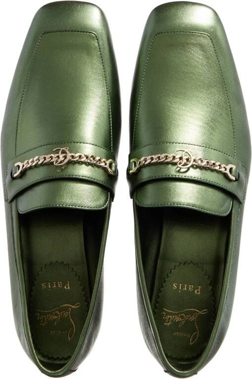 Christian Louboutin Loafers Mj Moc Women Shoes in groen