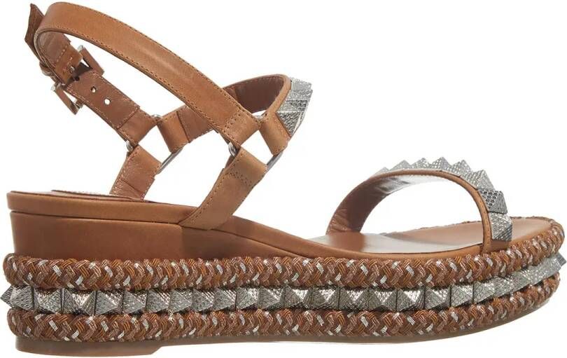 Christian Louboutin Sandalen Pyraclou in bruin