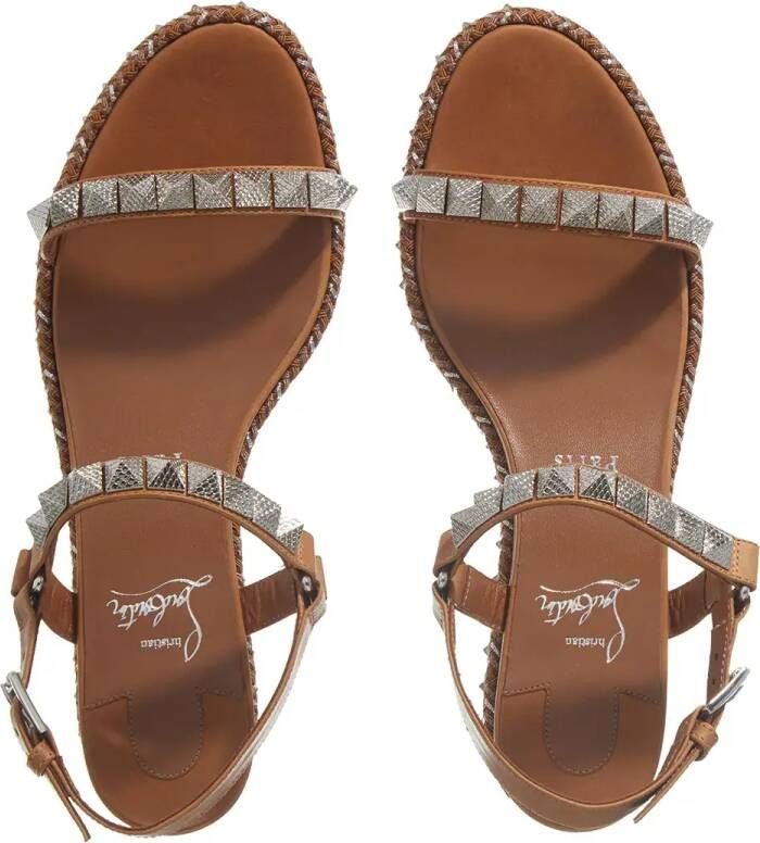 Christian Louboutin Sandalen Pyraclou in bruin