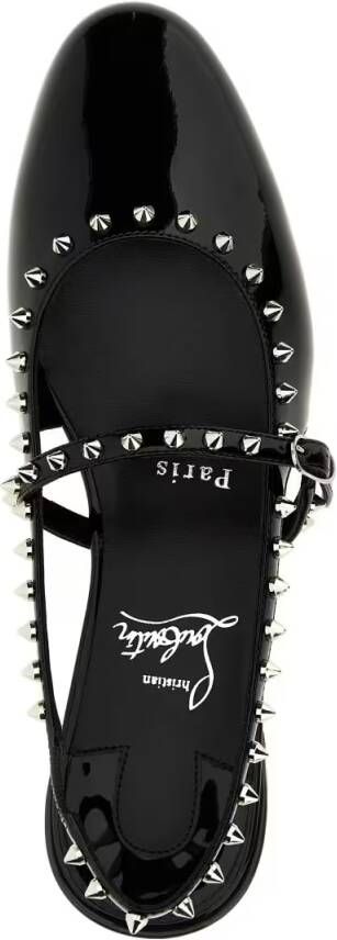 Christian Louboutin 'Sweet Janispikes' Slingbacks in zwart