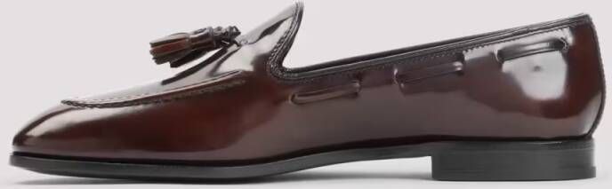 Church's Brown Maidstone Loafers With Tonal Tassels in bruin