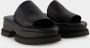 Clergerie Sandalen Faith Sandals Black Leather in zwart - Thumbnail 3