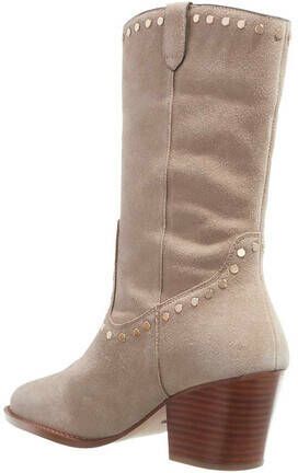 Coach Boots & laarzen Pheobe Suede Bootie in beige