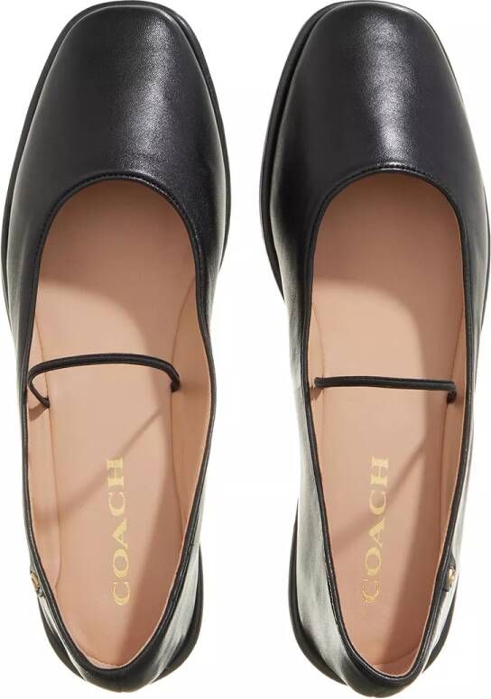 Coach Loafers & ballerina schoenen Emilia Leather Mary Jane in zwart