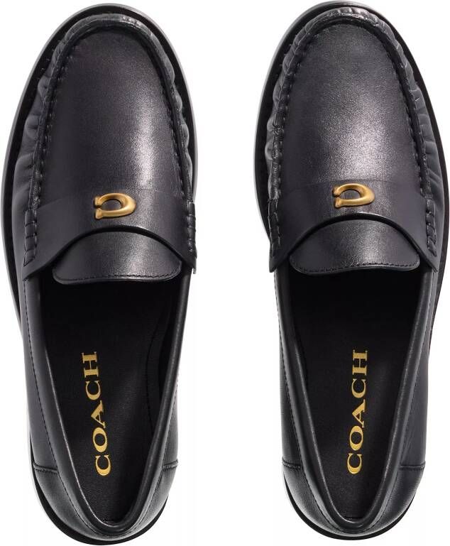 Coach Loafers & ballerina schoenen Jolene Leather Loafer in zwart