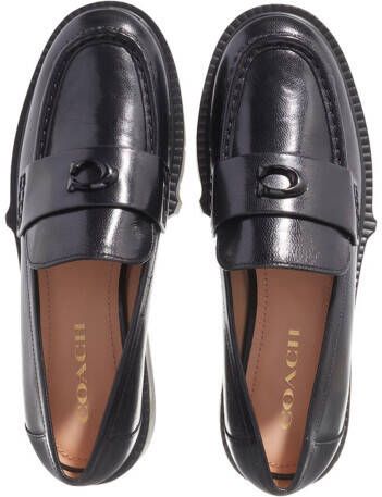 Coach Loafers & ballerina schoenen Leah Leather Loafer in zwart