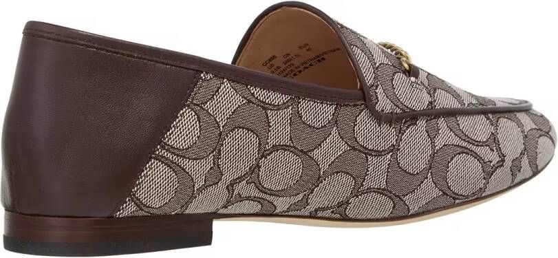 Coach Loafers Hanna Sig Jacquard in bruin