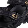 Coach Sandalen Brynn Straw Sndl Blk in zwart - Thumbnail 3