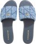 Coach Slippers Holly Quilted Slide in blauw - Thumbnail 2