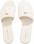 Coach Slippers Holly Quilted Slide Leather in crème - Thumbnail 2