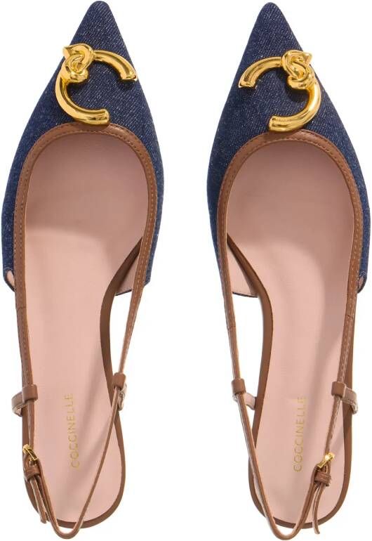 Coccinelle Ballerinas C-Me Denim in blauw