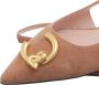 Coccinelle Ballerinas C-Me Suede in bruin - Thumbnail 2
