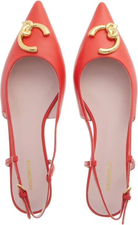 Coccinelle Hoge hakken C-Me Smooth in oranje