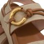 Coccinelle Sandalen Carmy Canvas Bi in beige - Thumbnail 6