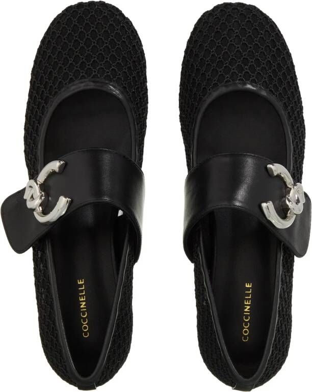 Coccinelle Sandalen met hak C-Me Mesh in zwart