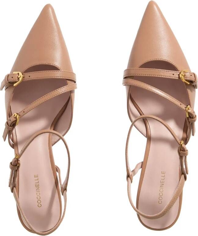 Coccinelle Sandalen met hak Fernanda in beige