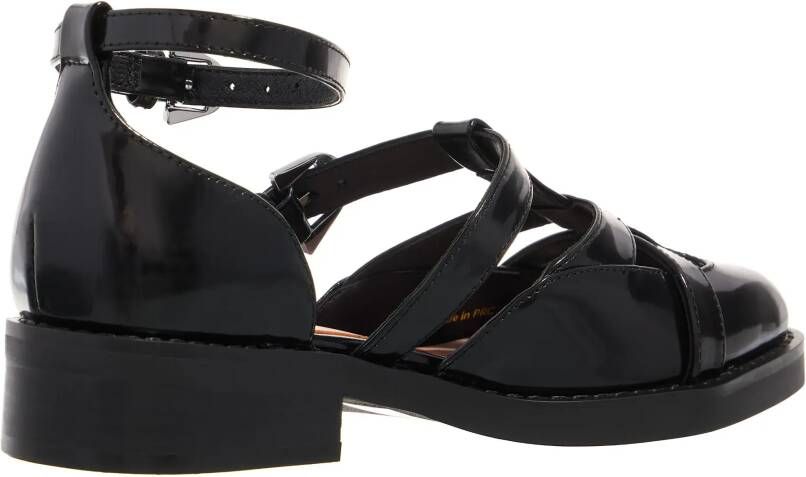 Coccinelle Sandalen sam Shiny in zwart
