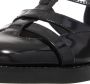 Coccinelle Sandalen sam Shiny in zwart - Thumbnail 3