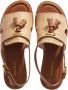 Coccinelle Sandalen Sandal Flat Straw Effect Fabric in beige - Thumbnail 7