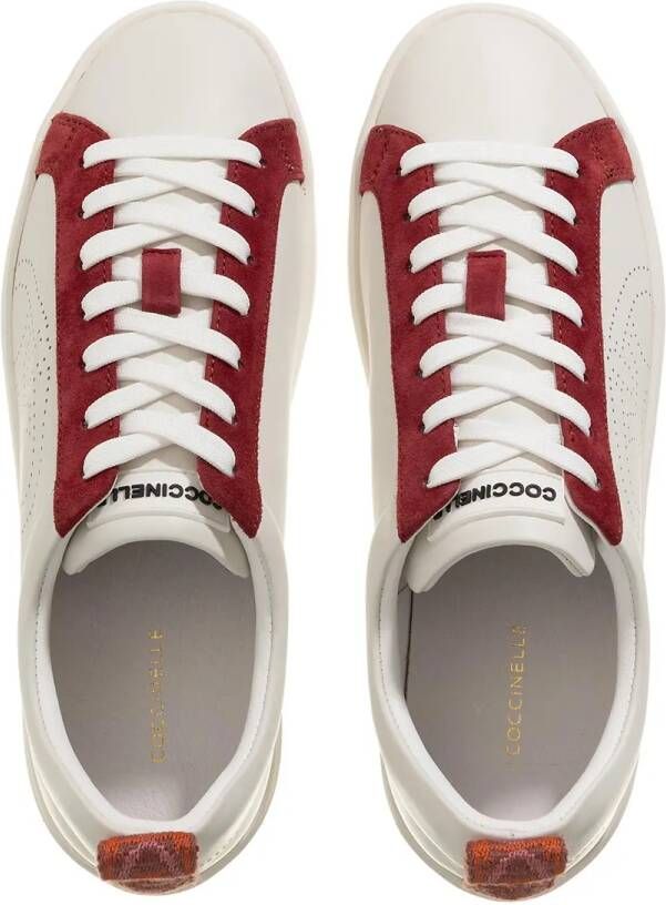 Coccinelle Sneakers monogram Per.Bi in rood