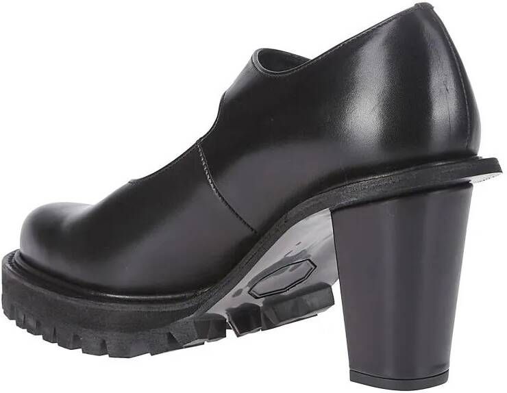 Comme des Garcons Hoge hakken Leather Mary Janes in zwart