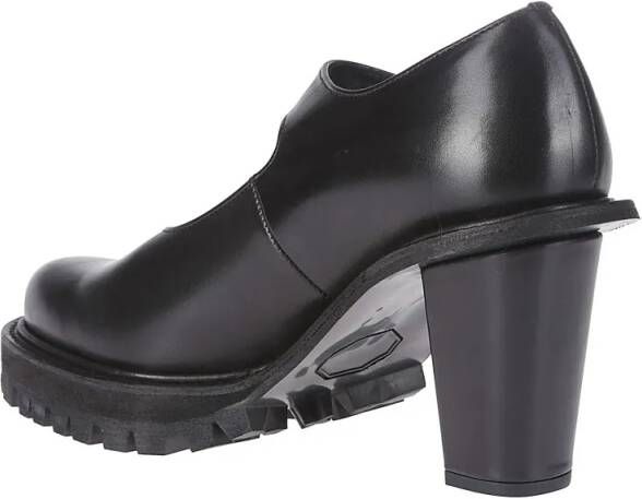 Comme des Garcons Hoge hakken Leather Mary Janes in zwart