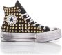 Converse Low-Top Sneakers Platform Black Gold in grijs - Thumbnail 2
