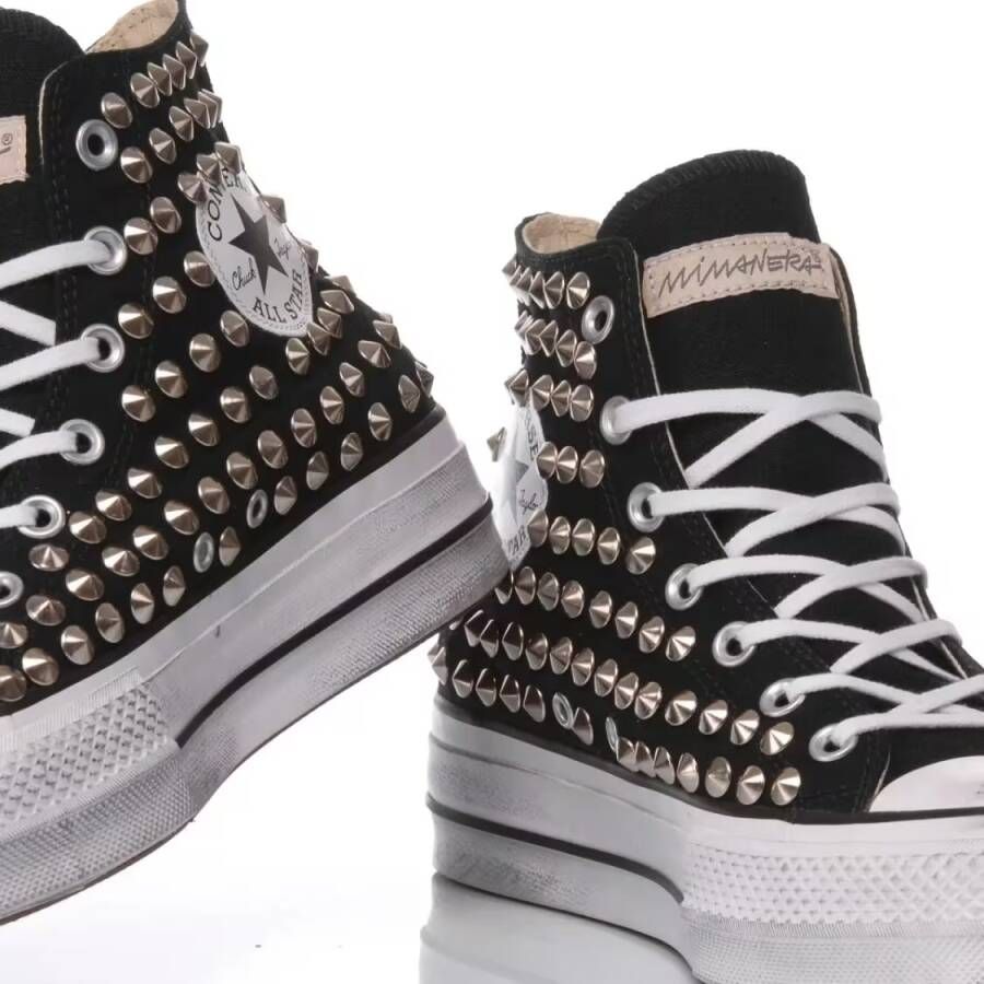 Converse Low-Top Sneakers Platform Black in grijs