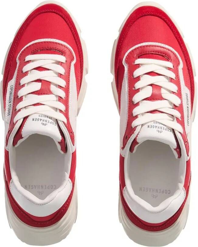 Copenhagen Low-Top Sneakers CPH56 Material Mix in rood