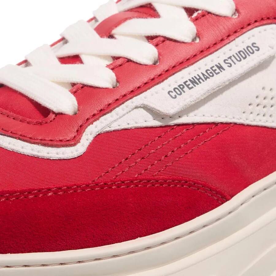 Copenhagen Low-Top Sneakers CPH56 Material Mix in rood