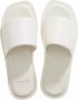 Copenhagen Shoes Suede Slip-On Klompen met Plateauhak White Dames - Thumbnail 7