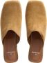 Copenhagen Shoes Veloursleren Klompen met Elegante Studs Brown Dames - Thumbnail 9