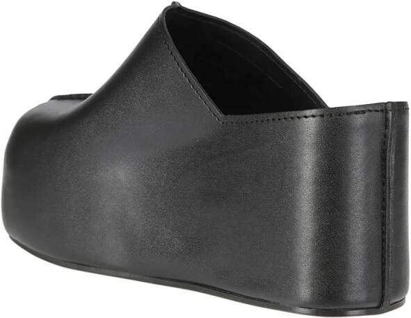 Coperni Sandalen Synthetic Leather Wedge Slipper in zwart