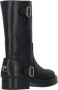 Courrèges Boots Americana Strappy Boots In Black Hammered Leather in zwart - Thumbnail 9