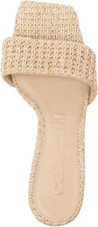Cult Gaia Slippers & Mules Ada 50Mm Woven Mules in beige